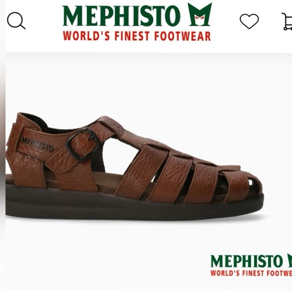 Mephisto Sam Fisherman Sandals Men's Tan
Leather $319 Size 13 - Picture 4 of 8